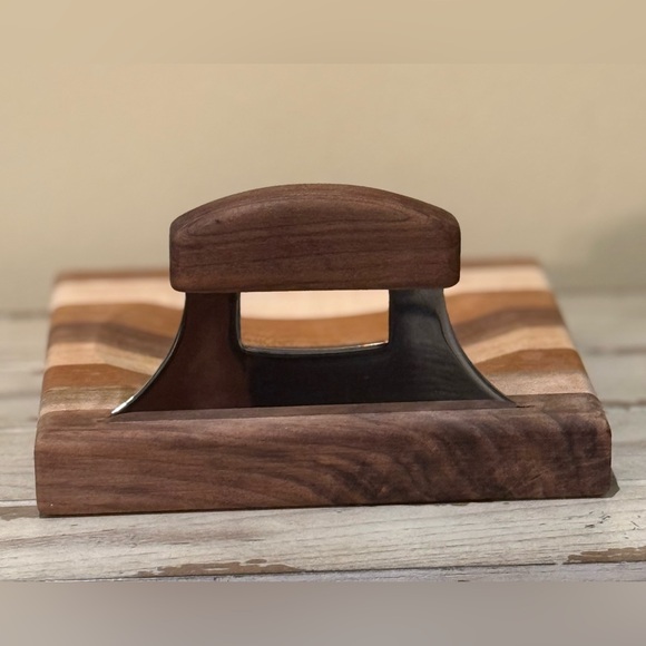 Quality USA Multi Wood Ulu Knife Cutting Chopping Bowl Board - Picture 3 of 7